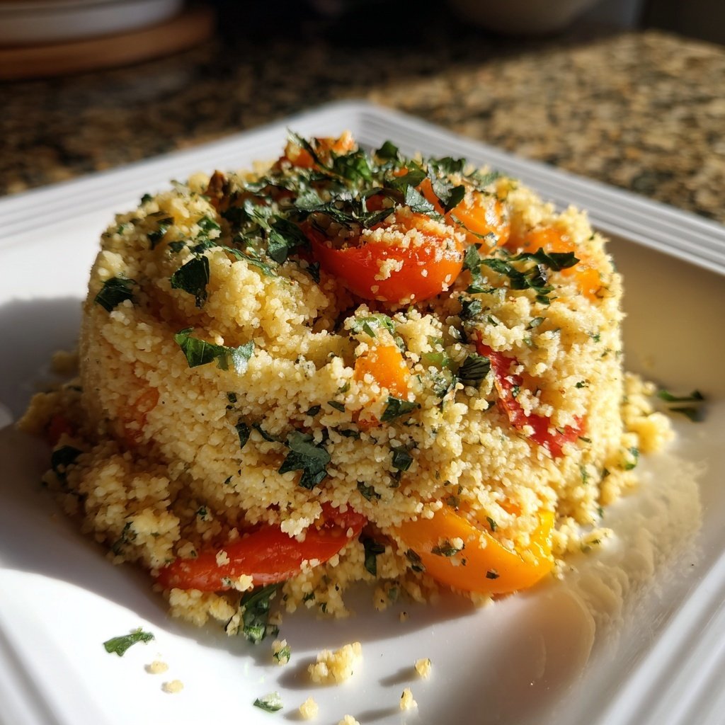 Mittagessen mit Couscous