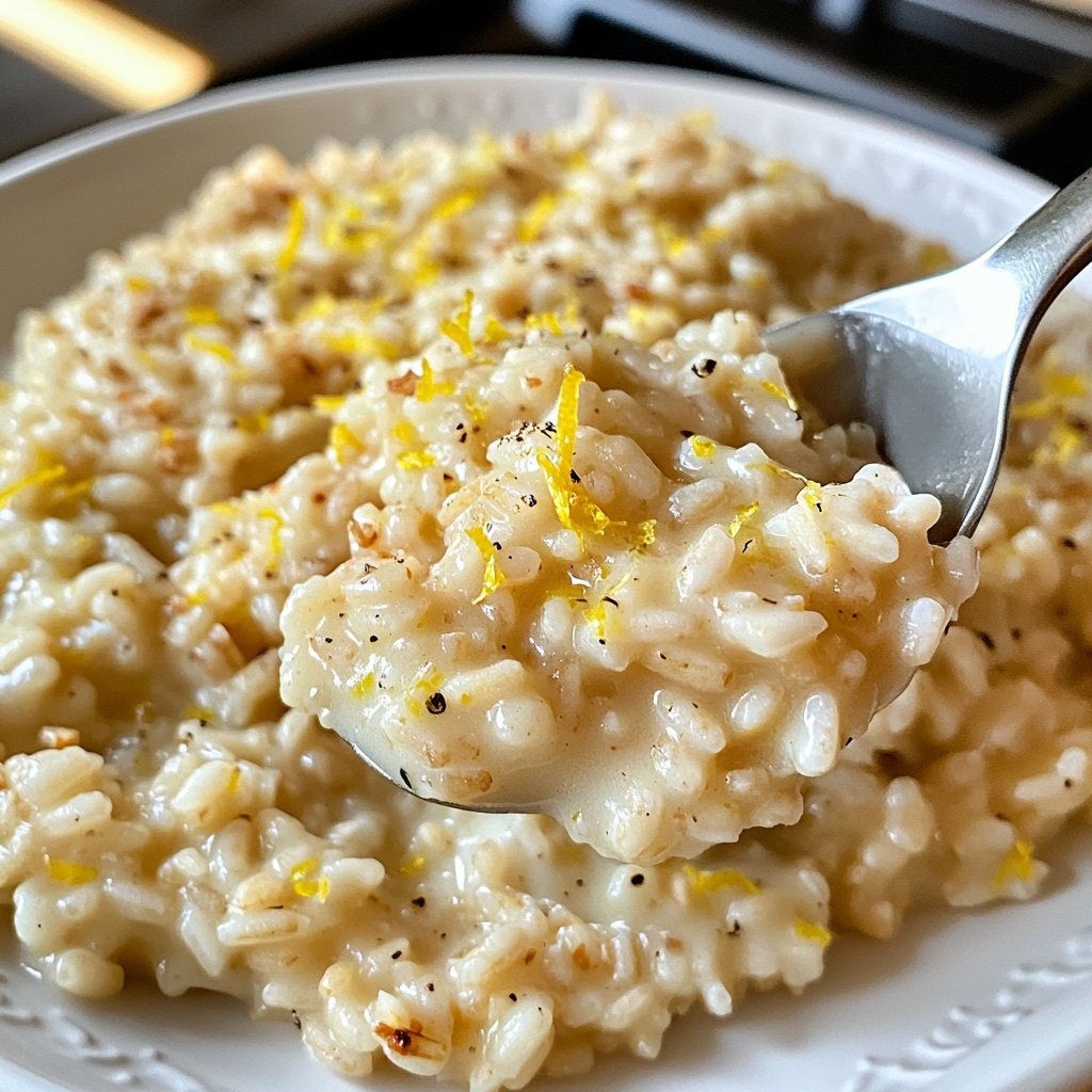 Risotto mit Zitronenschale