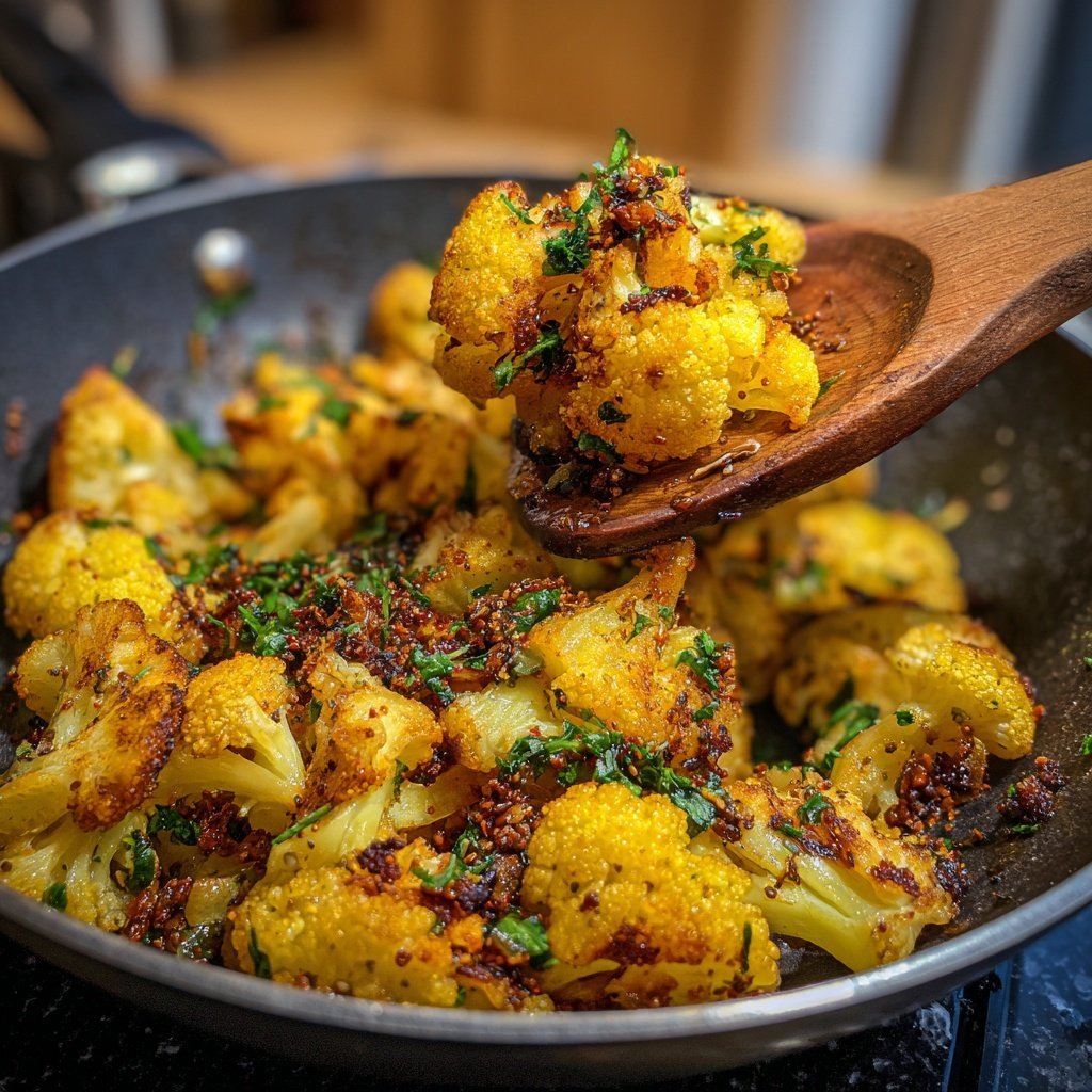 Blumenkohlpfanne mit Kreuzkümmel