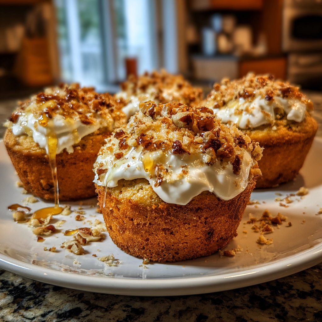 Muffins mit Joghurt und Honig