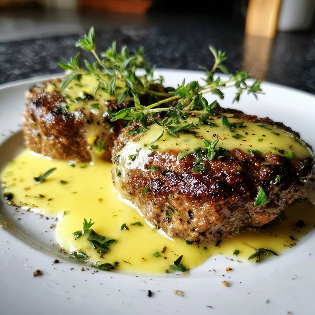 Kalbsmedaillons mit Zitronensauce