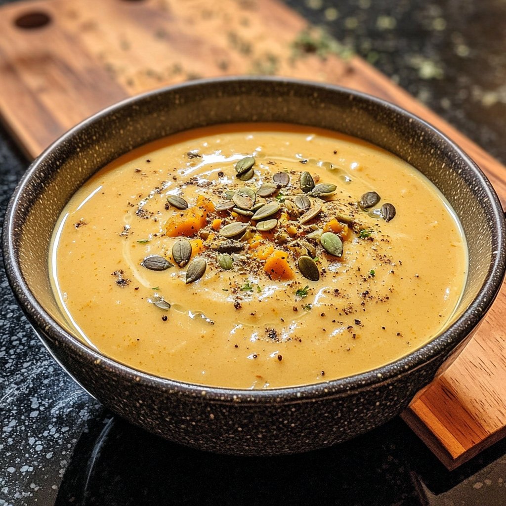 Kürbissuppe für Meal Prep